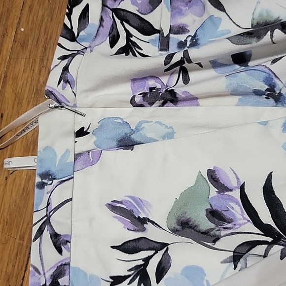 Calvin klein long pants 🌼🪻💐 floral color size 6 99 cotton 2% spandex - Picture 15 of 16